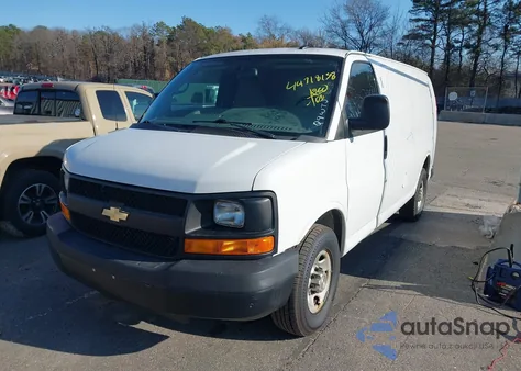 2015 Chevrolet Express 2500 Work Van from USA, damaged, VIN 1GCWGFCF9F1168182